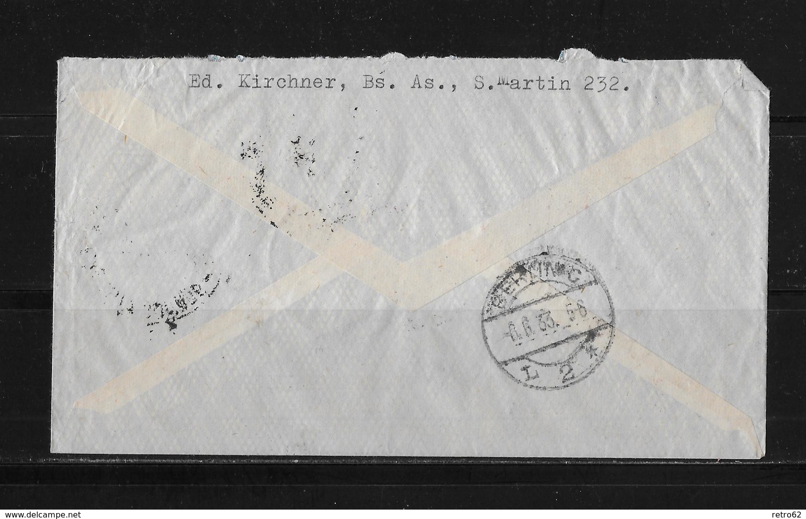 1933 Argentinien Luftpost Brief Buenos Aires Köln Berlin - Poste Aérienne