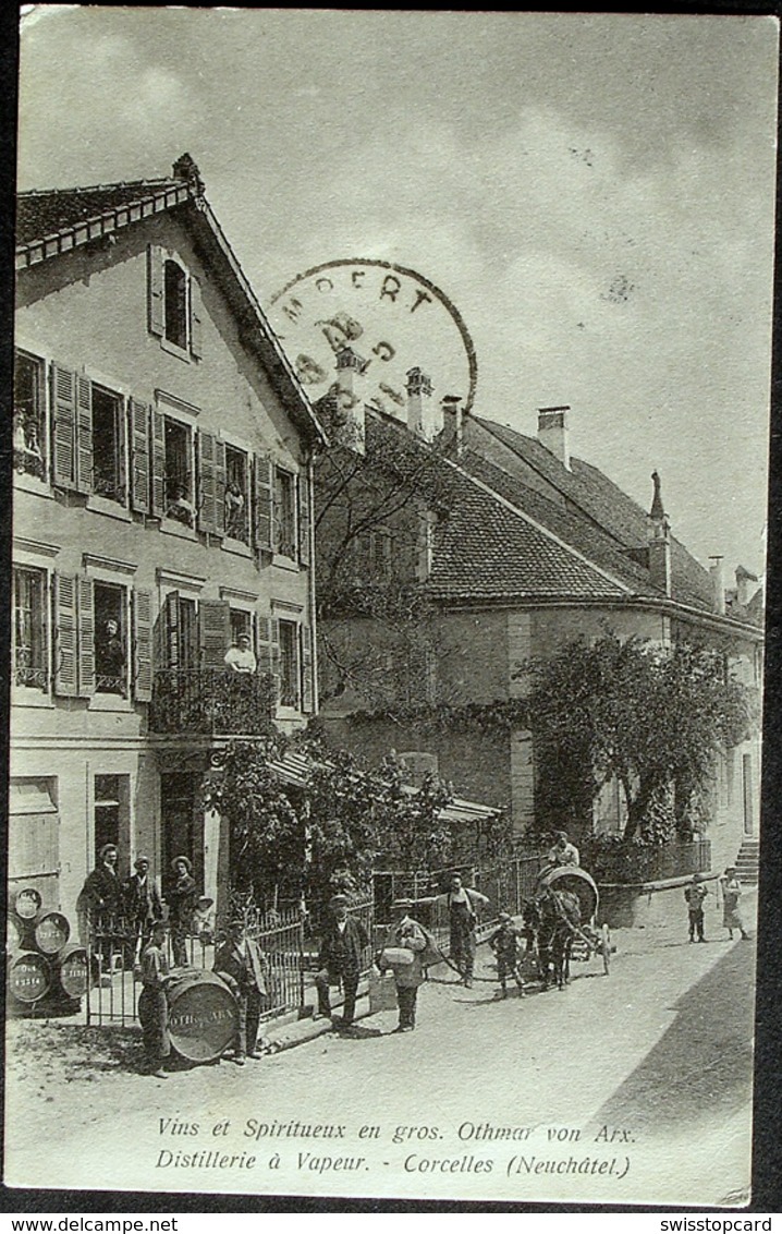 CORCELLES Vins Et Spiritueux En Gros Othmar Von Arx Distillerie à Vapeur - Corcelles