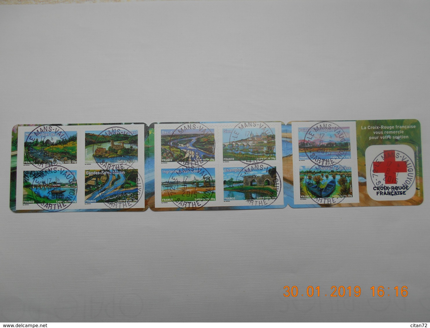 FRANCE 2013  YTN° BC837  CARNET   LES PETITS RUISSEAUX......  Timbtres Neufs Oblitérés - Used Stamps