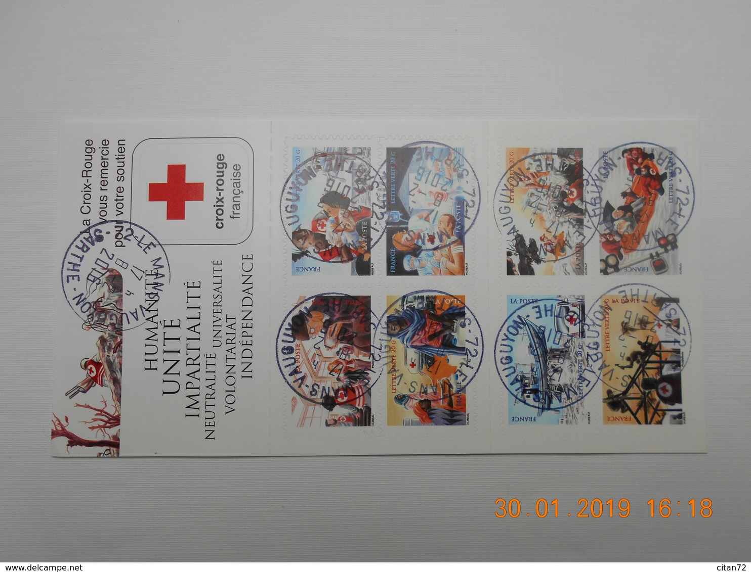 FRANCE 2015 YTN° BC1132   CARNET   CROIX ROUGE     Timbtres Neufs Oblitérés - Gebraucht