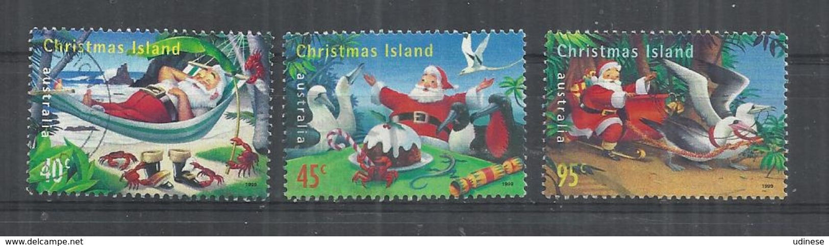 CHRISTMAS ISLAND 1999 - CHRISTMAS - CPL. SET - USED OBLITERE GESTEMPELT USADO - Christmas Island