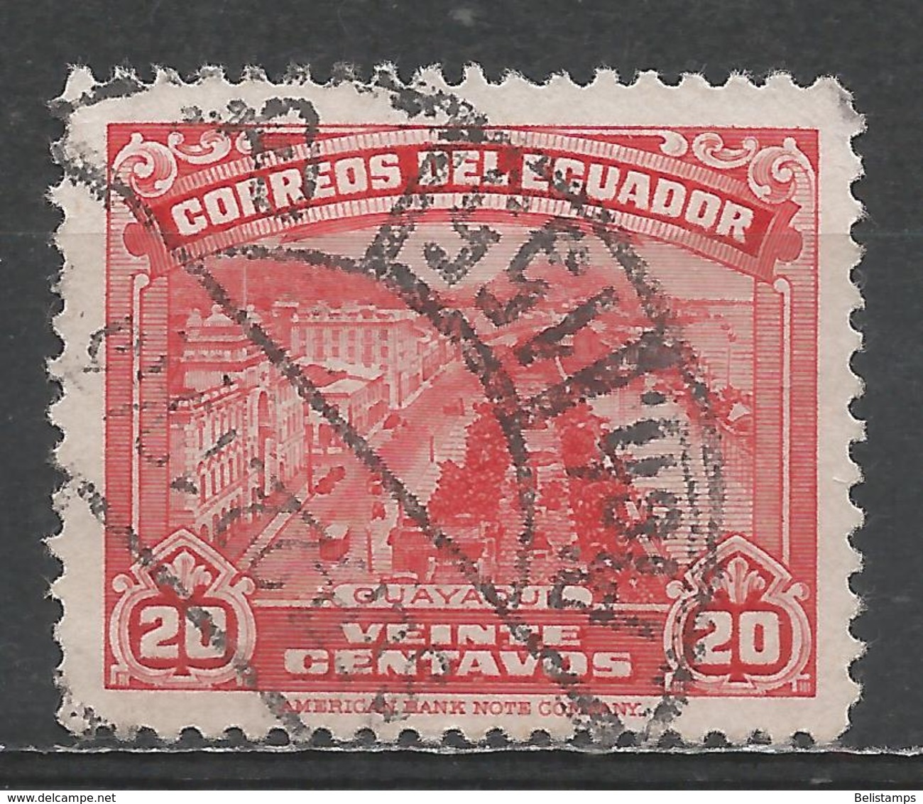 Ecuador 1942. Scott #408 (U) View Of Guayaquil ** Complete Issue - Ecuador