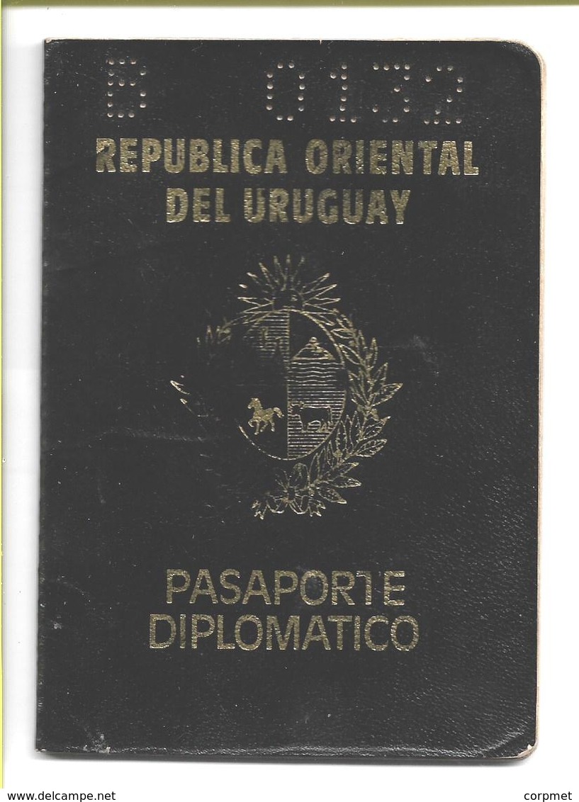 URUGUAY  - DIPLOMATIC   PASSPORT - PASSEPORT +  Previous Presidential Letter With Designation To JAPAN Embassy (scan 8) - Historical Documents