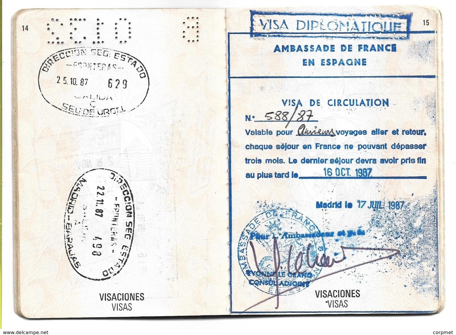 URUGUAY  - DIPLOMATIC   PASSPORT - PASSEPORT +  Previous Presidential Letter With Designation To JAPAN Embassy (scan 8) - Historical Documents