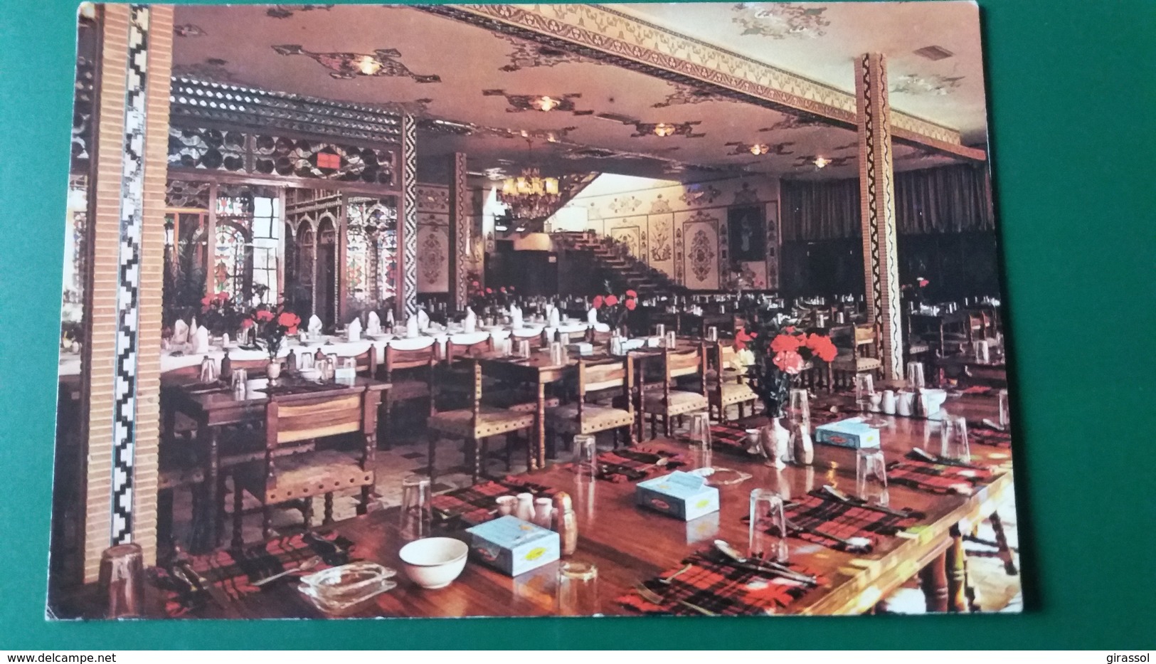 CPSM ISFAHAN IRAN AVE ABBASABAD SHAHRZAD RESTAURANT 1976 - Iran