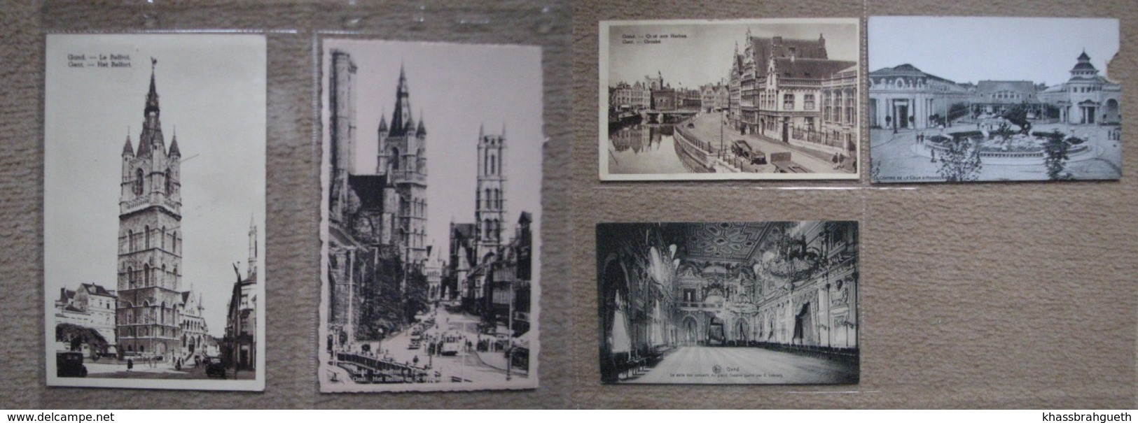 BELGIQUE - GAND (LOT DE 5 CP) - Gent