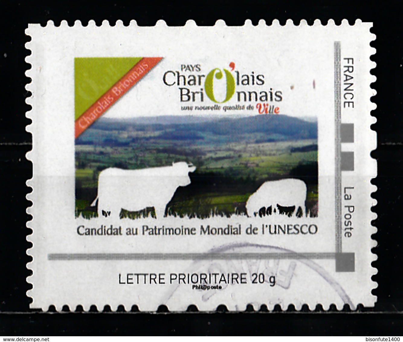 Timbre Personnalisé : Pays Charolais - Brionnais. - Autres & Non Classés