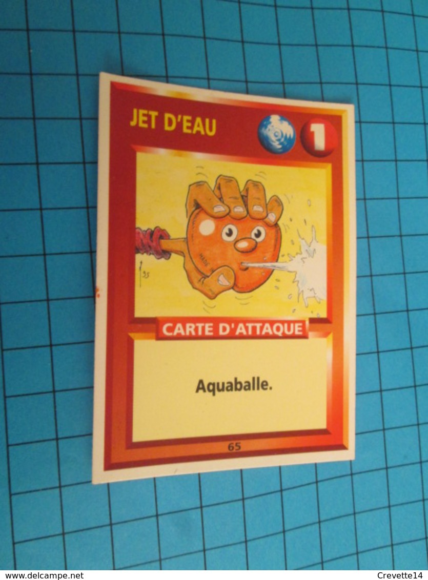 1501-1525 : TRADING CARD 1991 JEU "CANAILLES" PANINI / CARTE DE D'ATTAQUE - JET D'EAU - Autres & Non Classés