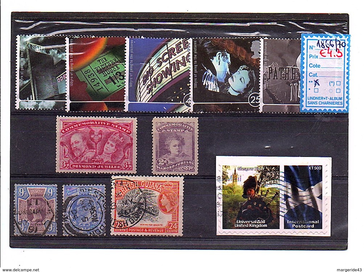 GB LOT DE TIMBRES NEUF** ET OBLITERES - Vrac (max 999 Timbres)