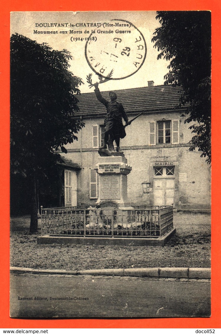 CPA 52 Doulevant Le Chateau " Monument Aux Morts De La Grande Guerre 1914/1918 " - Doulevant-le-Château