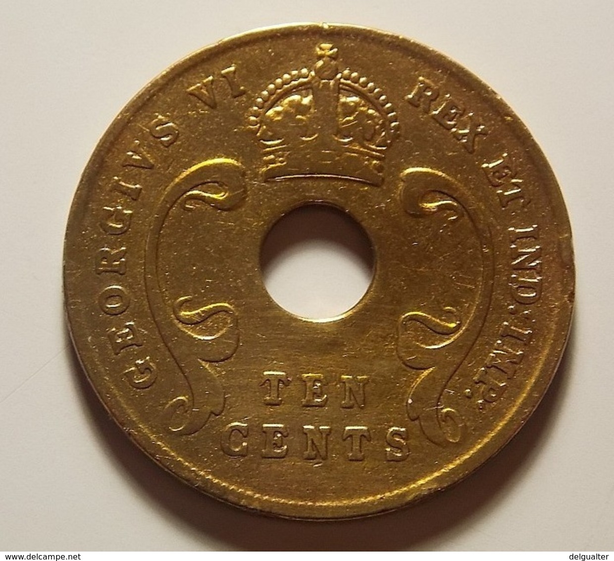 East Africa 10 Cents 1941 Varnished - Colonie Britannique