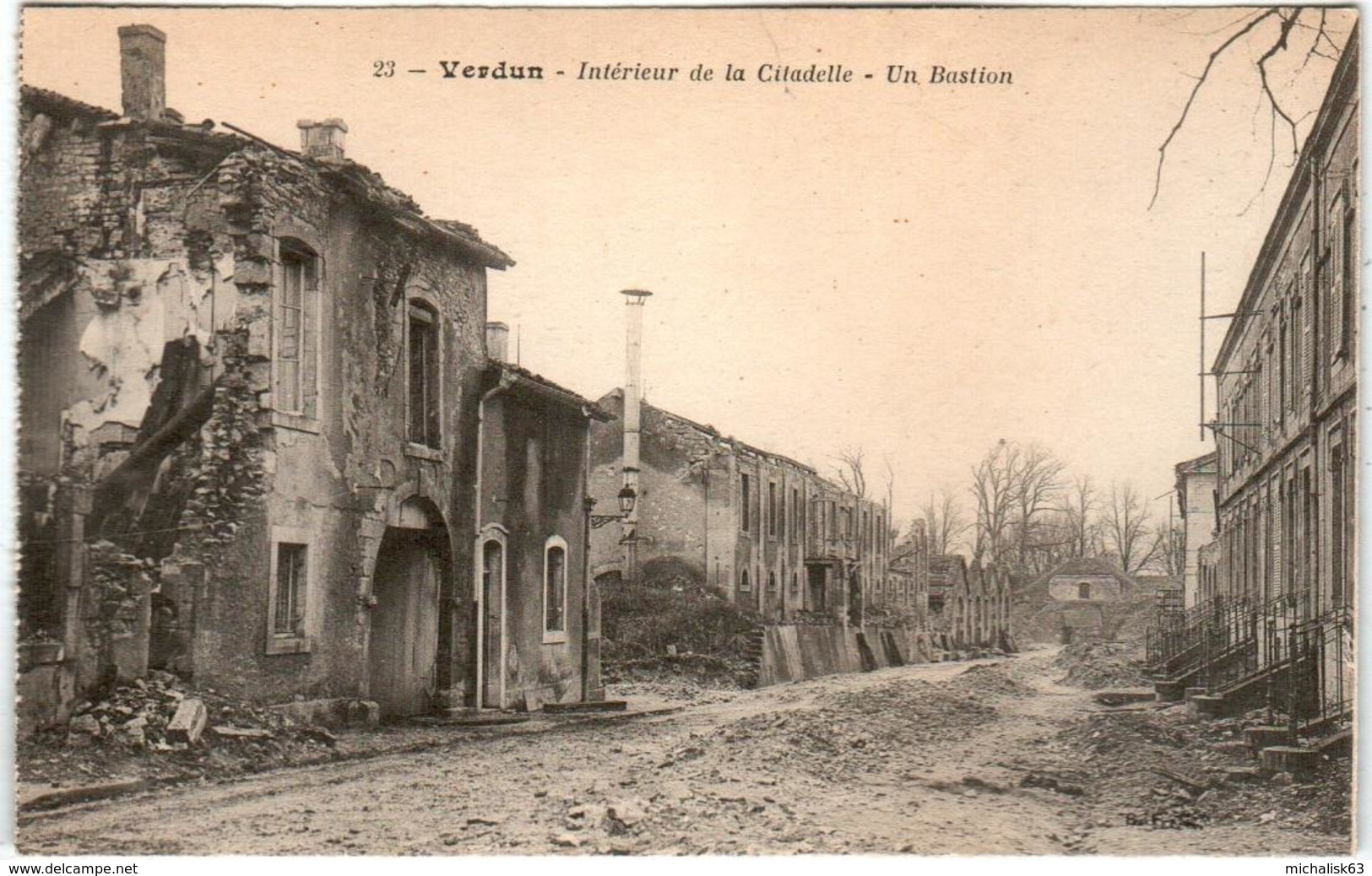 6EM 529 CPA - VERDUN - INTERIEUR DE LA CITADELLE - Verdun