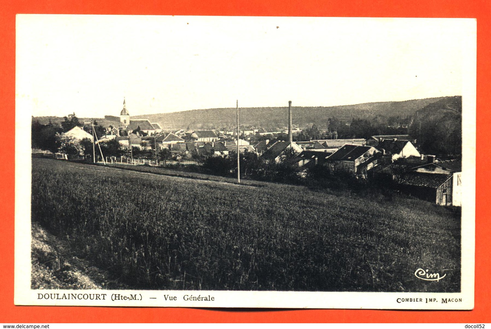 CPA 52 Doulaincourt  " Vue Générale " - Doulaincourt