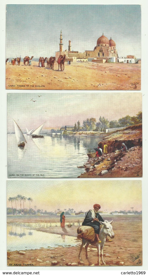 CAIRO 3 POSTCARD EDIZIONI RAPHAEL TUCK & SONS - NV FP - Cairo