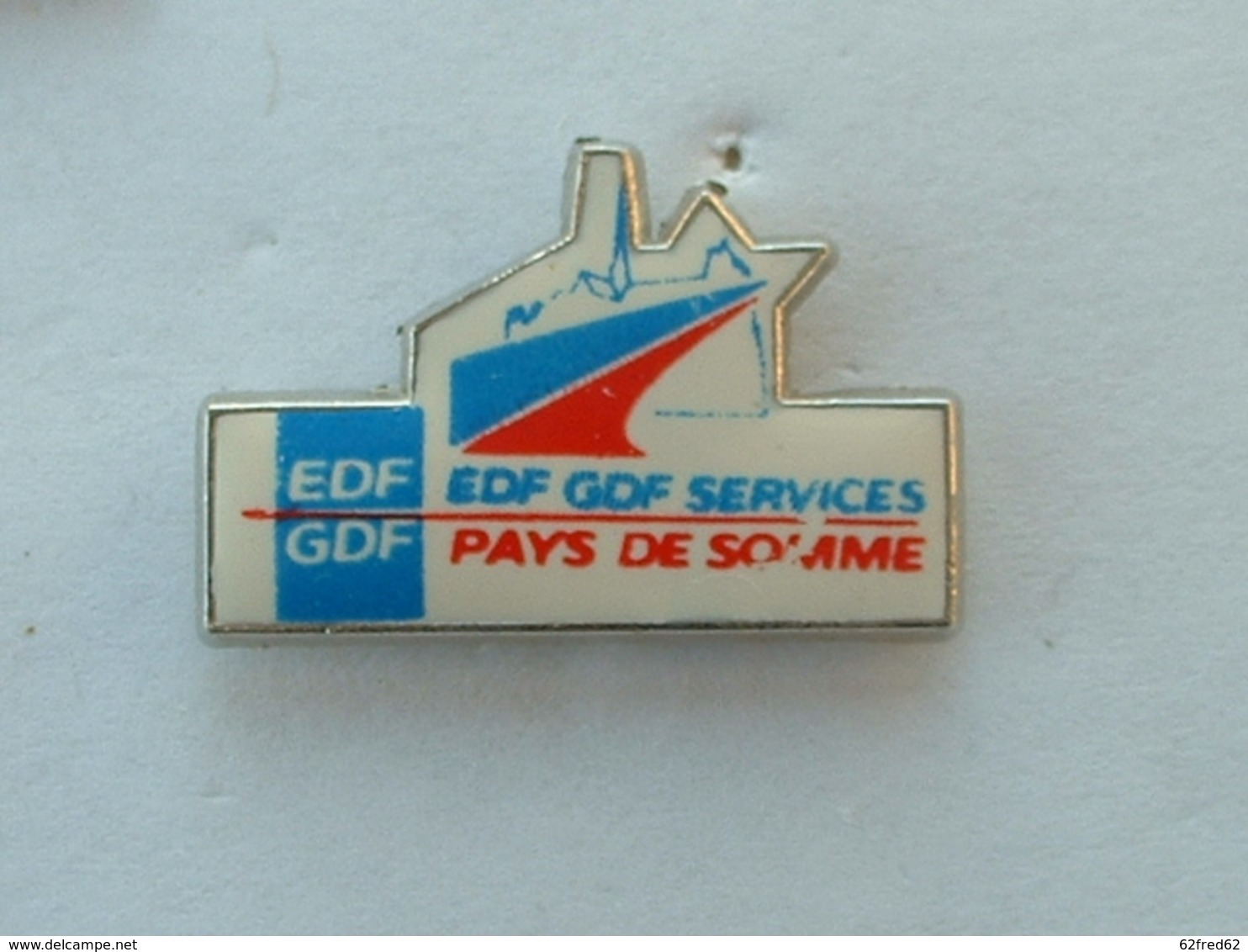 PIN'S EDF GDF SERVICES - PAYS DE SOMME - EDF GDF