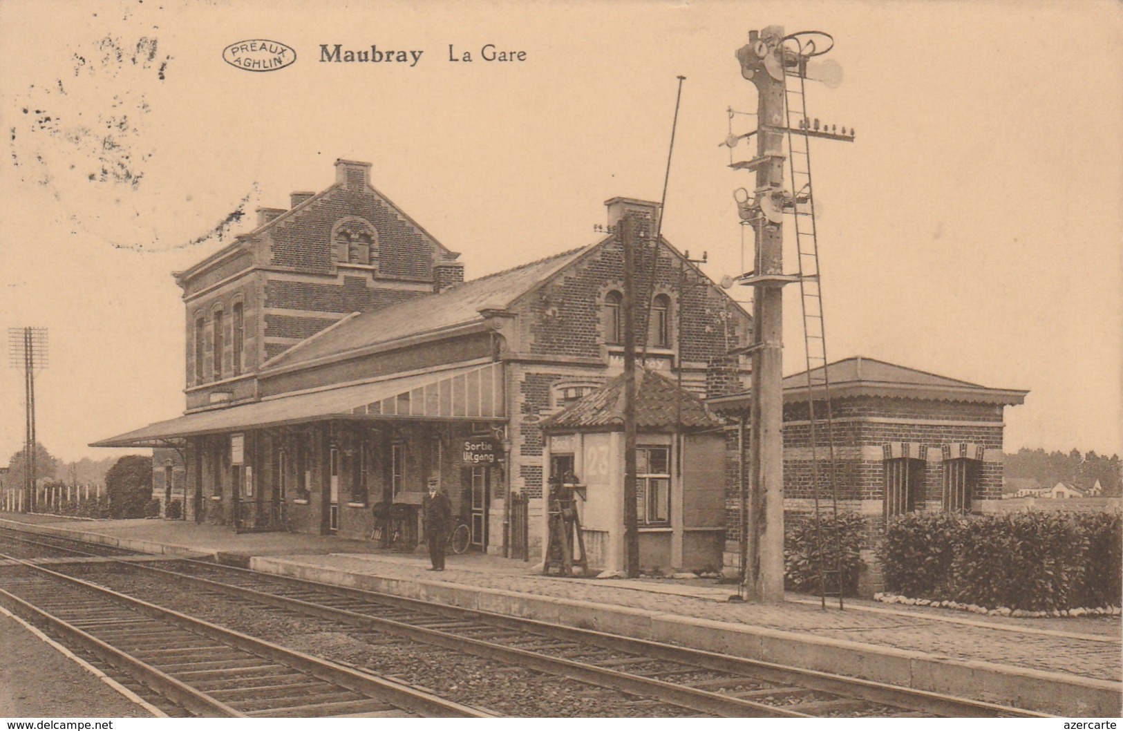 Maubray ,( Antoing ) ,La Gare ,(intérieur ,statie , Station ) - Antoing