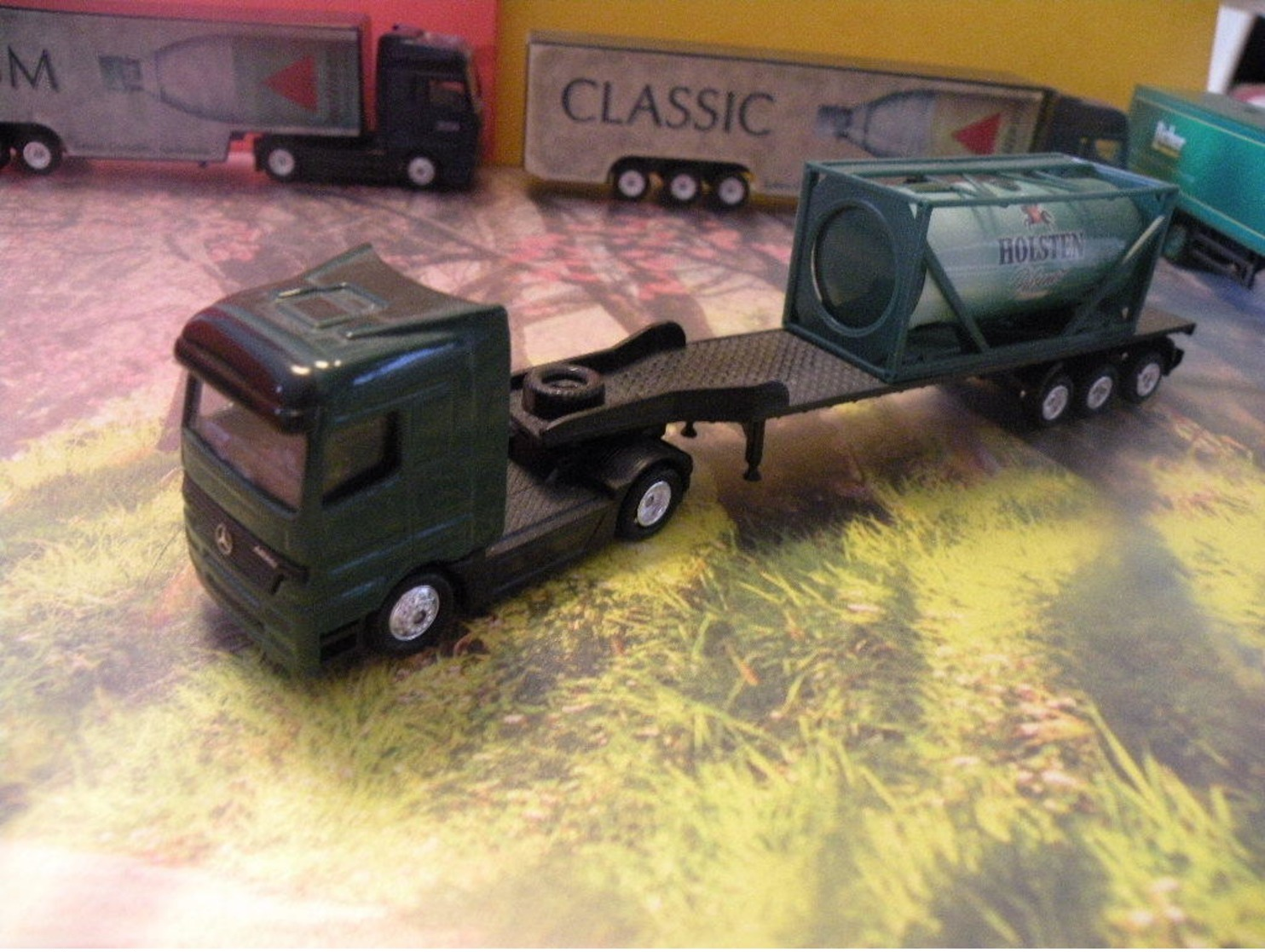 Camion Mercedes - Holsten Pilsenet - 1/87  Sans Boite - Echelle 1:87