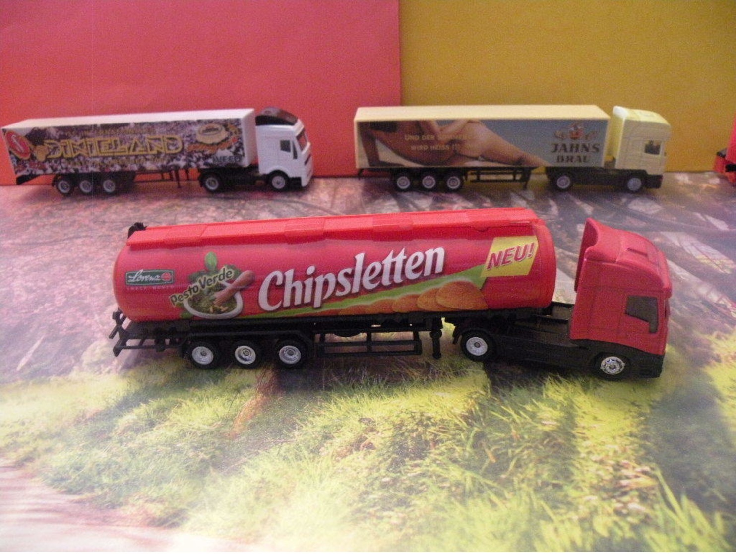 Camion Citerne Iveco - Chipsletten - 1/87 -  Sans Boite - Echelle 1:87