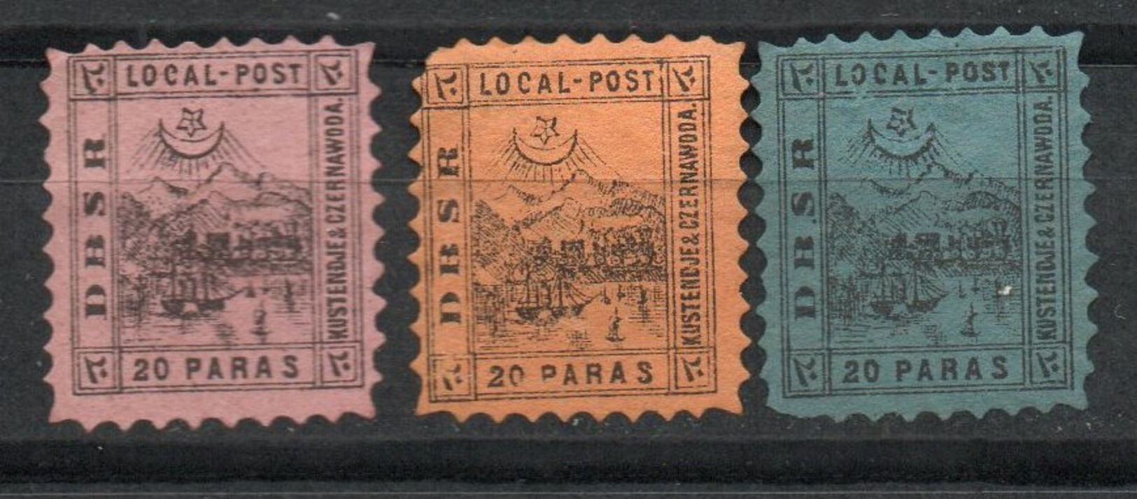 Turquía. 1867. Correo Local - Nuevos