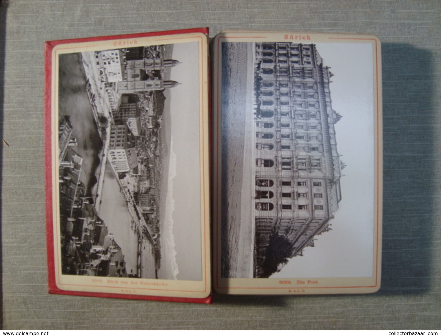 Album Souvenir 20 Albumen Photos ZURICH Photographies Ca1890 Ausgabe Römmler & Jonas - Anciennes (Av. 1900)