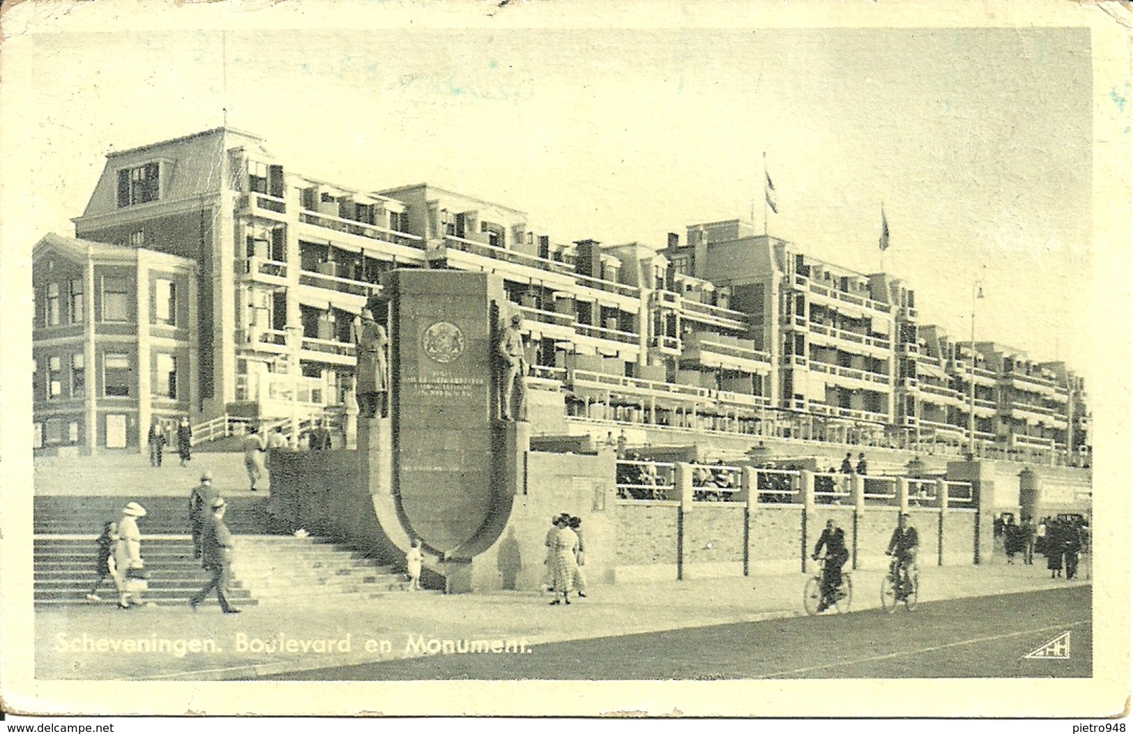 Scheveningen (Zuid Holland, Olanda) Boulevard En Monument, Viale Dei Monumenti - Scheveningen