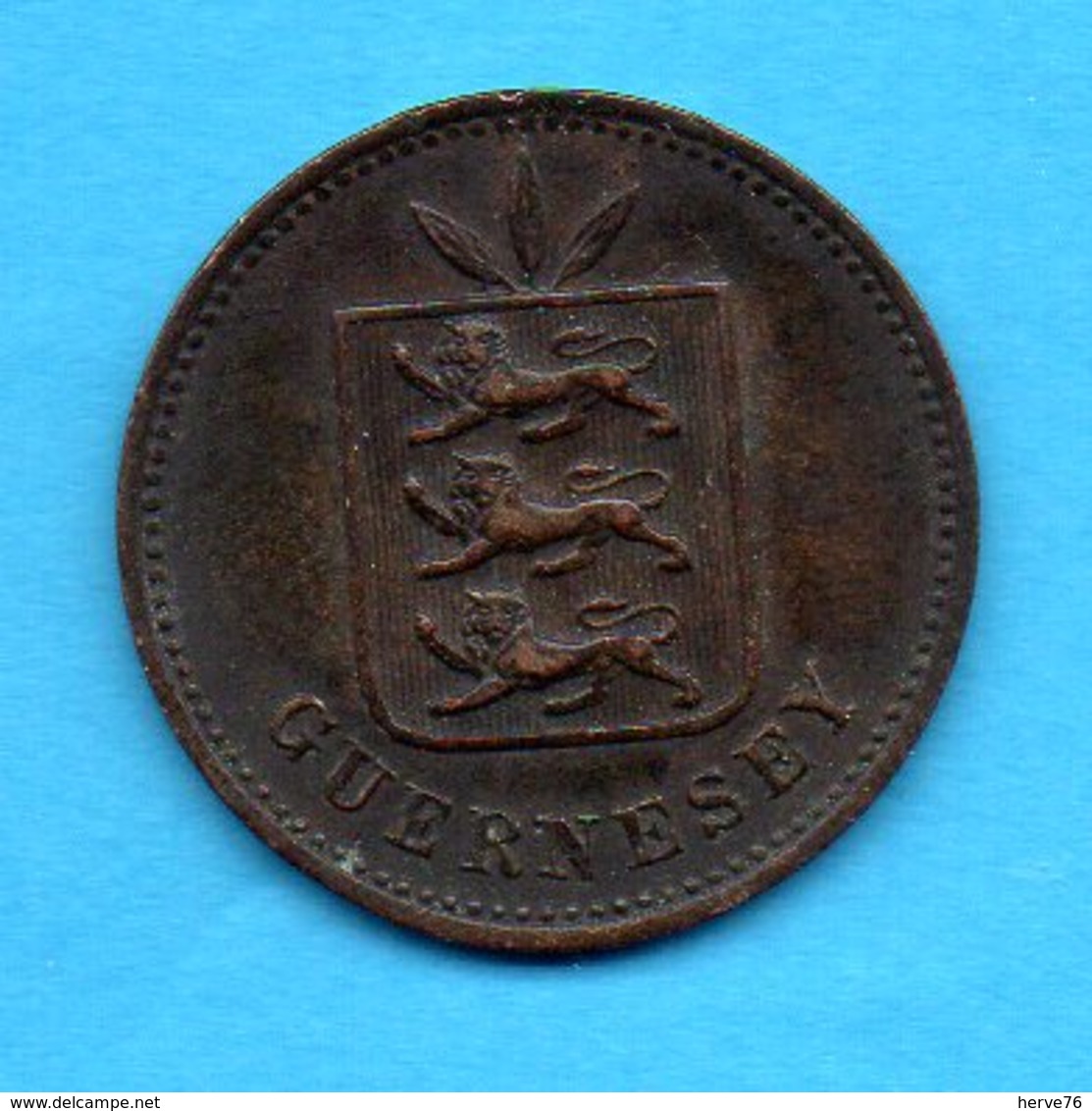 GUERNESEY - GUERNSEY - Pièce 4 Doubles 1889 - Guernesey