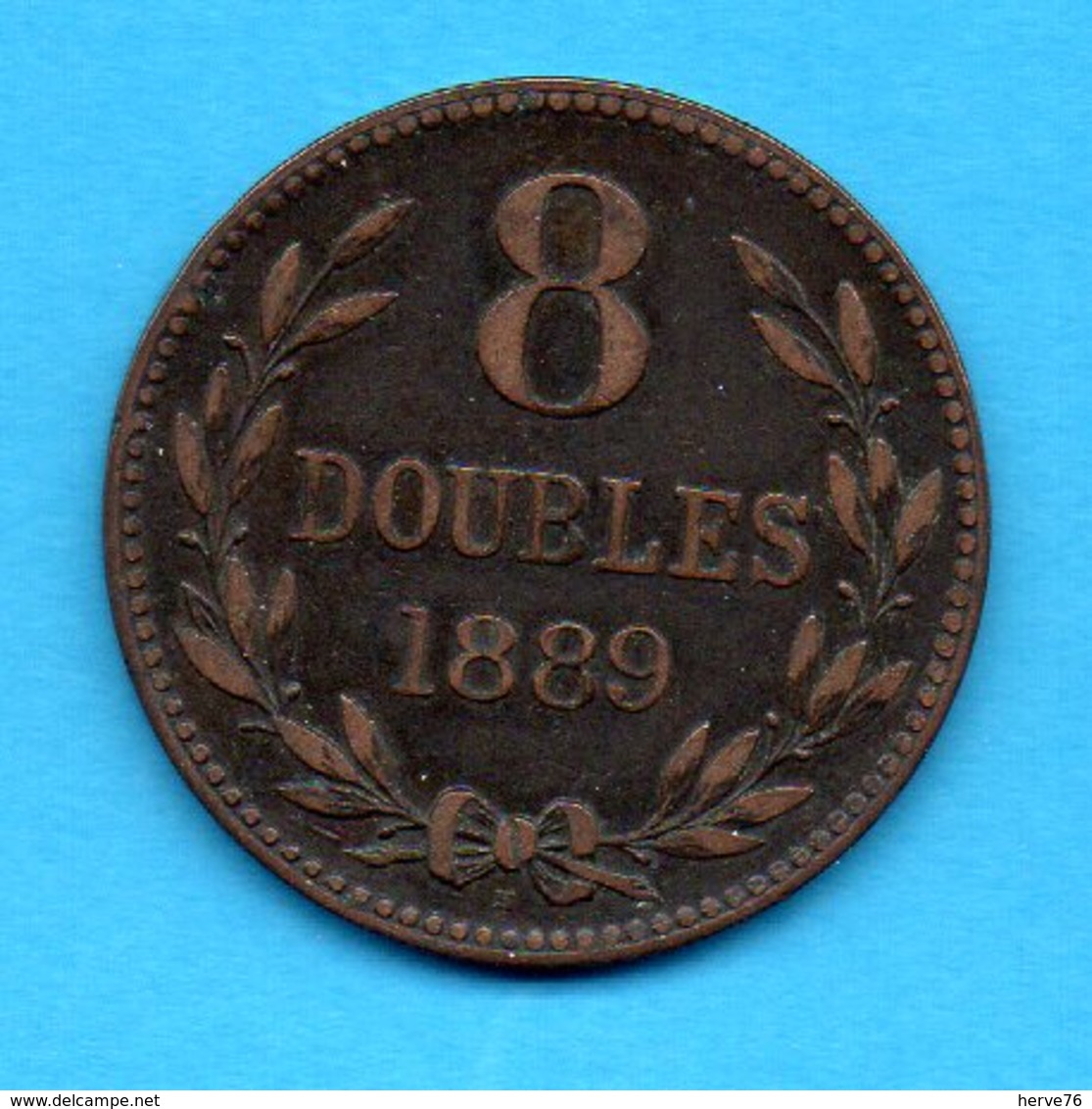 GUERNESEY - GUERNSEY - Pièce 8 Doubles 1889 - Guernsey