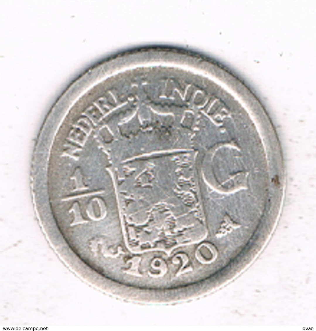 1/10 GULDEN 1920   NEDERLANDS INDIE /0857/ - Indes Néerlandaises