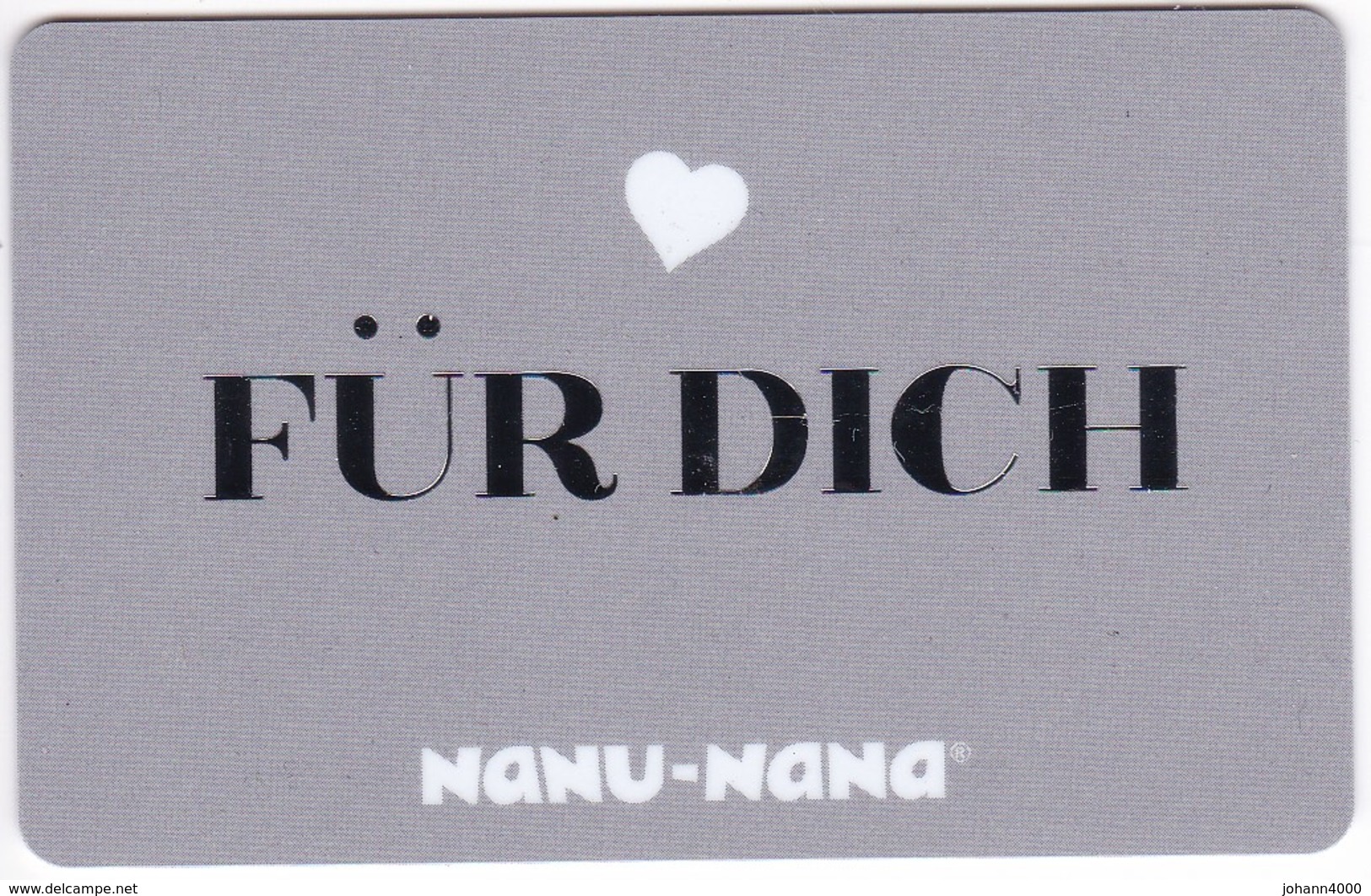 Geschenkkarte  Nanu-Nana  Gift - Gift Cards