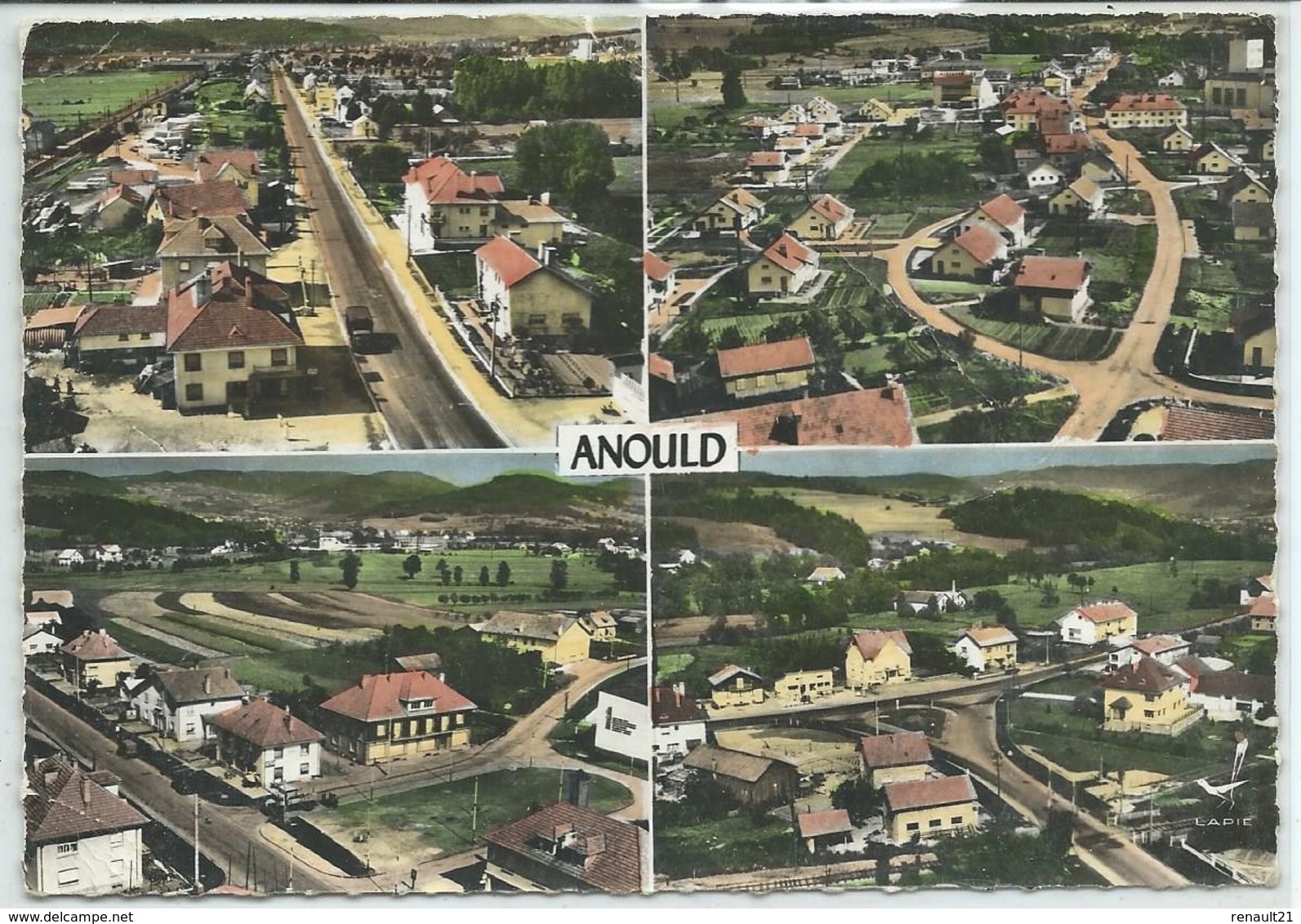 Anould-Multi-vues (Corne D'angle Haut à Gauche, Pliure Bas à Gauche Et Haut Au Centre,voir Scan) (CPSM) - Anould