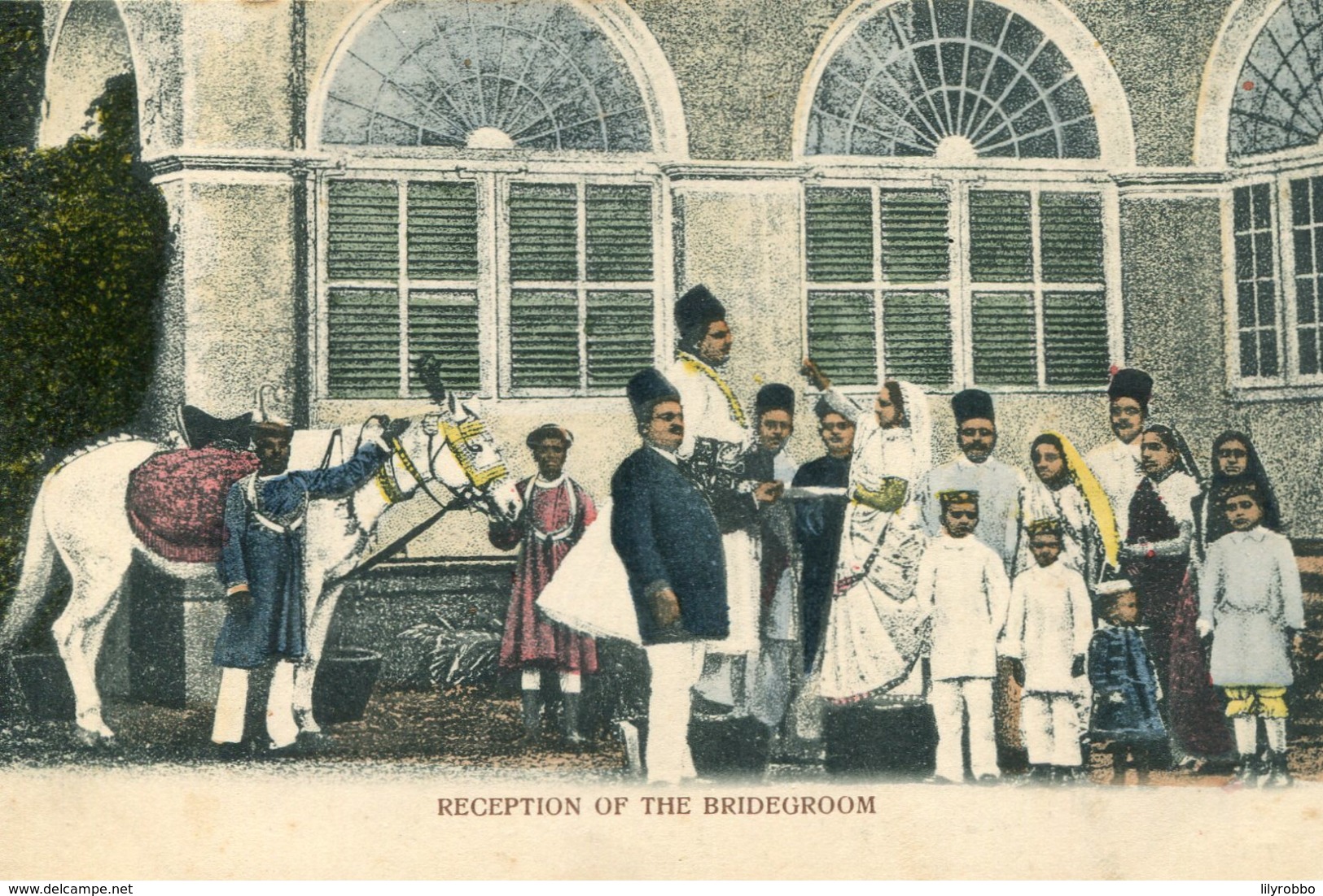 INDIA -  Reception Of The Bridegroom -  VG Ethnic Postcard - Asie