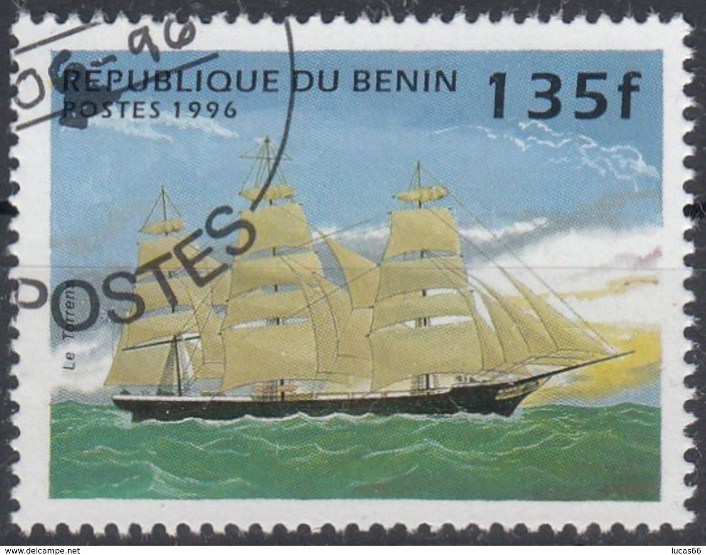 Benin 1996 Voiliers - Velieri 2 Valori - Benin – Dahomey (1960-...)