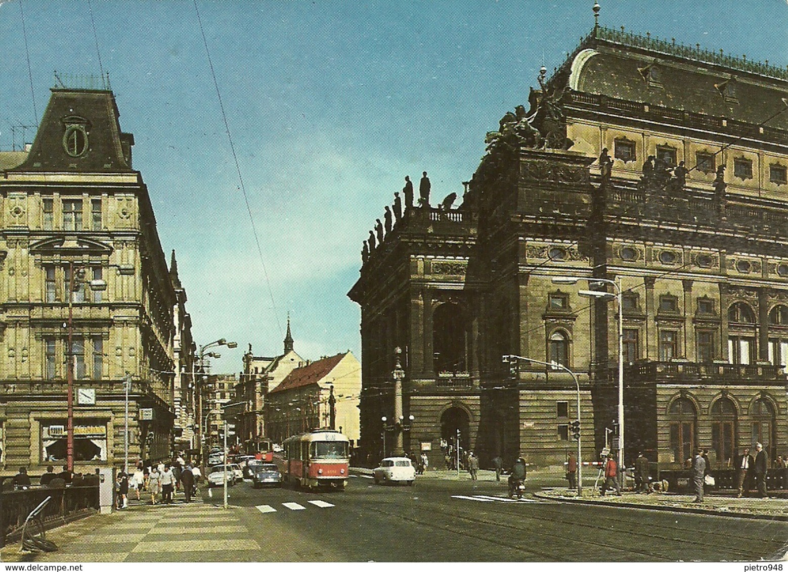 Praga, Praha (Rep. Ceca) National Theatre, Theatre National, Teatro Nazionale - Repubblica Ceca