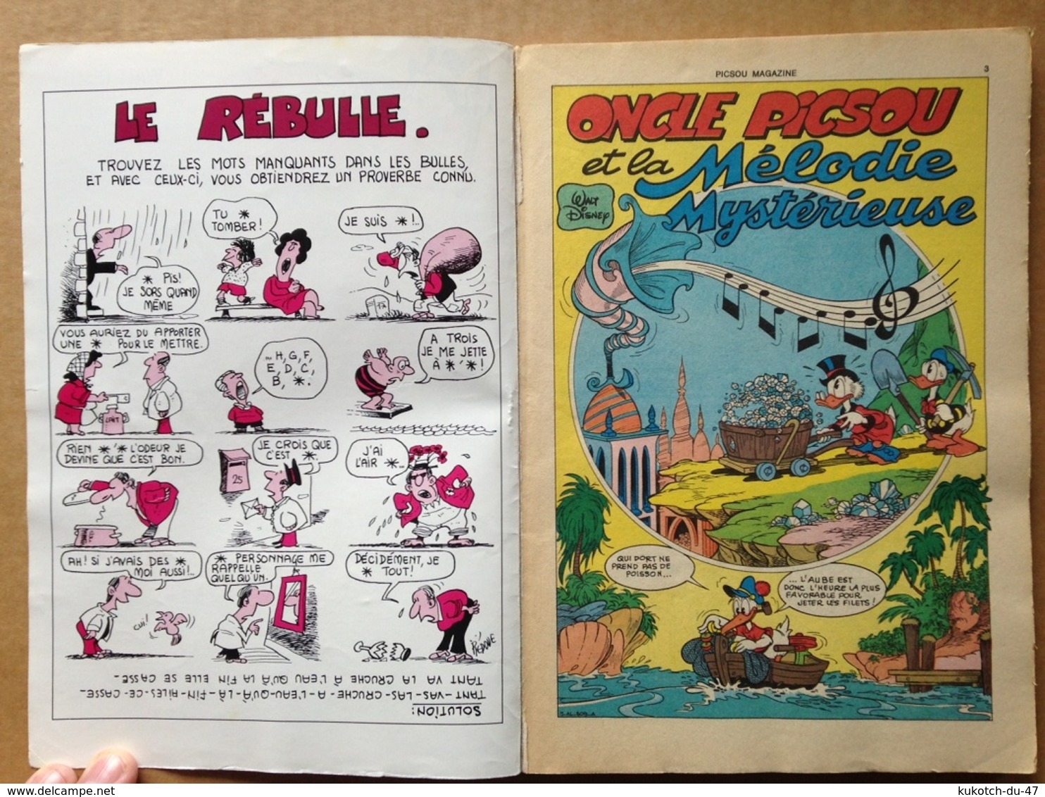 Disney - Picsou Magazine ° Année 1983 - N°133 (avec Grand Défaut D'usure) - Picsou Magazine