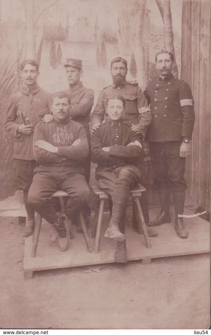 CARTE PHOTO De Paul LOUBET Prisonnier De Guerre à Meschede 1ère Cie 11e Escouade 6ème Baraque - Meschede