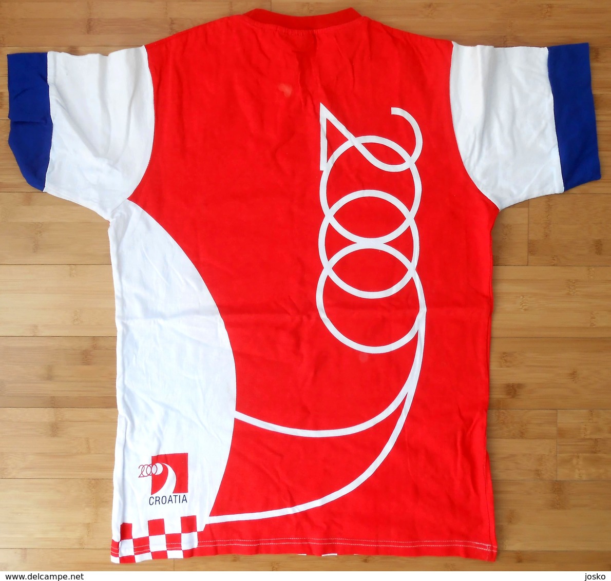 2009 World Men's Handball Championship - Croatia Team Training Jersey (cotton) * Hand-ball T-shirt Trikot Camiseta - Handball