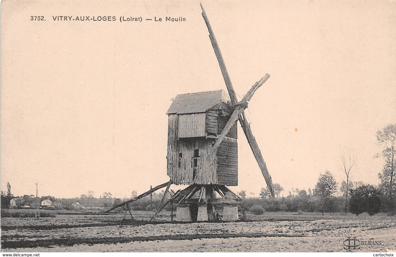 45 - Vitry-aux-Loges - Ancien Moulin à Vent - Autres & Non Classés