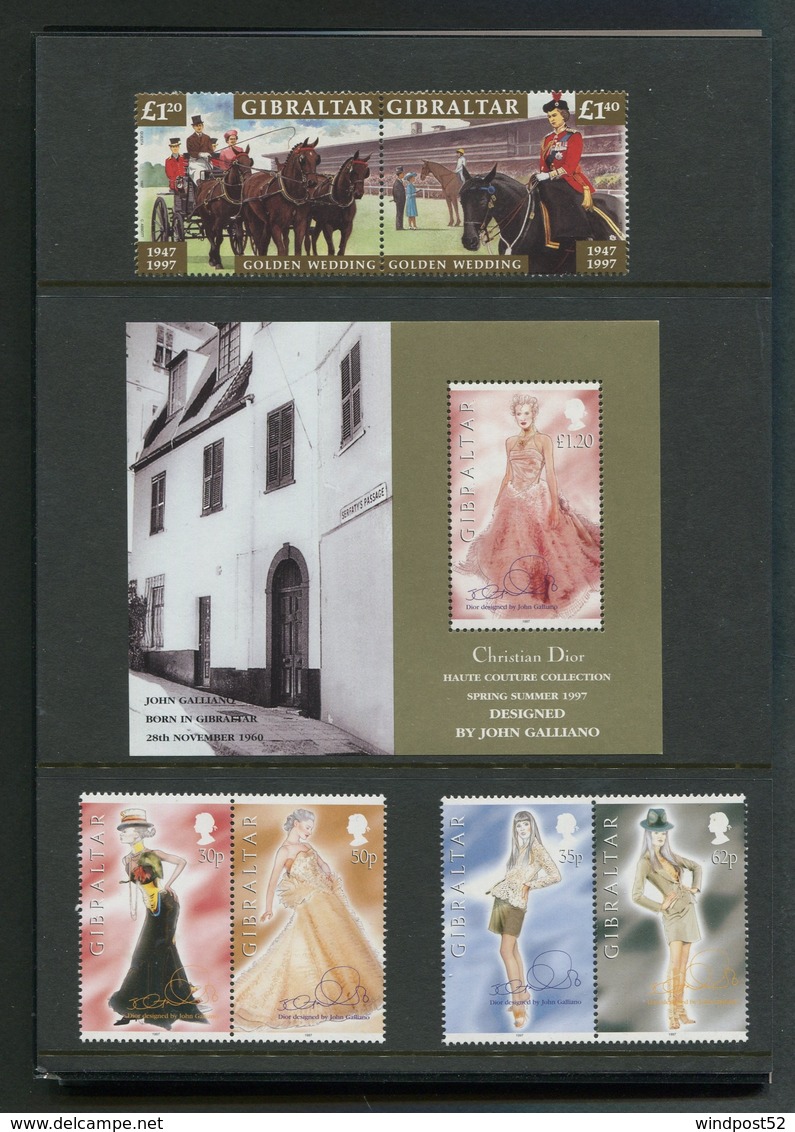 GIBILTERRA GIBRALTAR 1997 - ANNATA COMPLETA NUOVA MNH** - Gibilterra