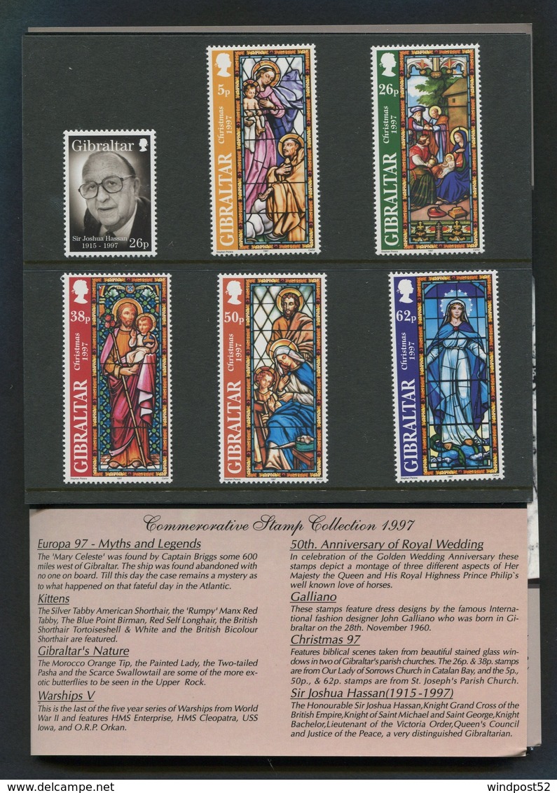 GIBILTERRA GIBRALTAR 1997 - ANNATA COMPLETA NUOVA MNH** - Gibilterra