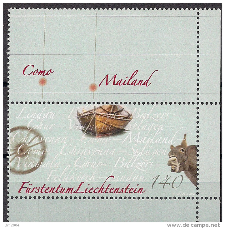 2014 Liechtenstein Mi. 1721**MNH Der Lindauer Bote - Unused Stamps