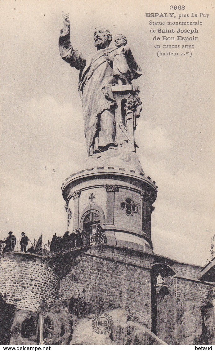 Espaly - Statue Monumentale De Saint Joseph De Bon Espoir - Autres & Non Classés