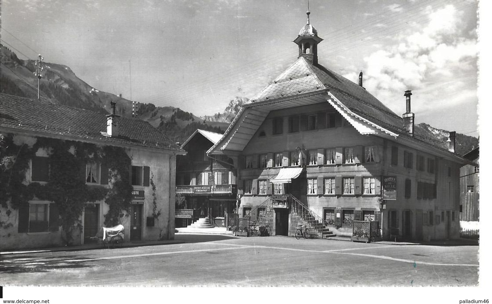 VAUD ROSSINIERE ROSSINIERES Près De CHATEAU D'OEX - PAYS D'ENHAUT - La Place - Circulée - Rossinière