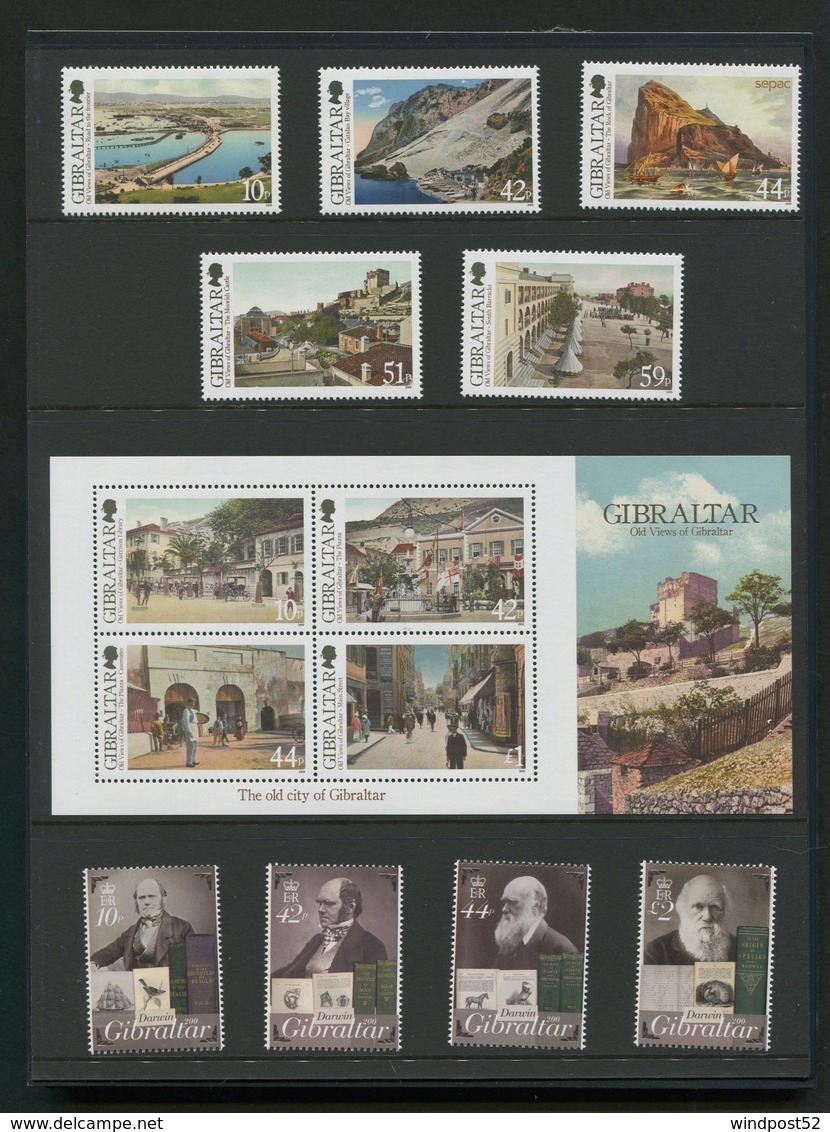 GIBILTERRA GIBRALTAR 2009 - ANNATA COMPLETA NUOVA MNH** - Gibilterra