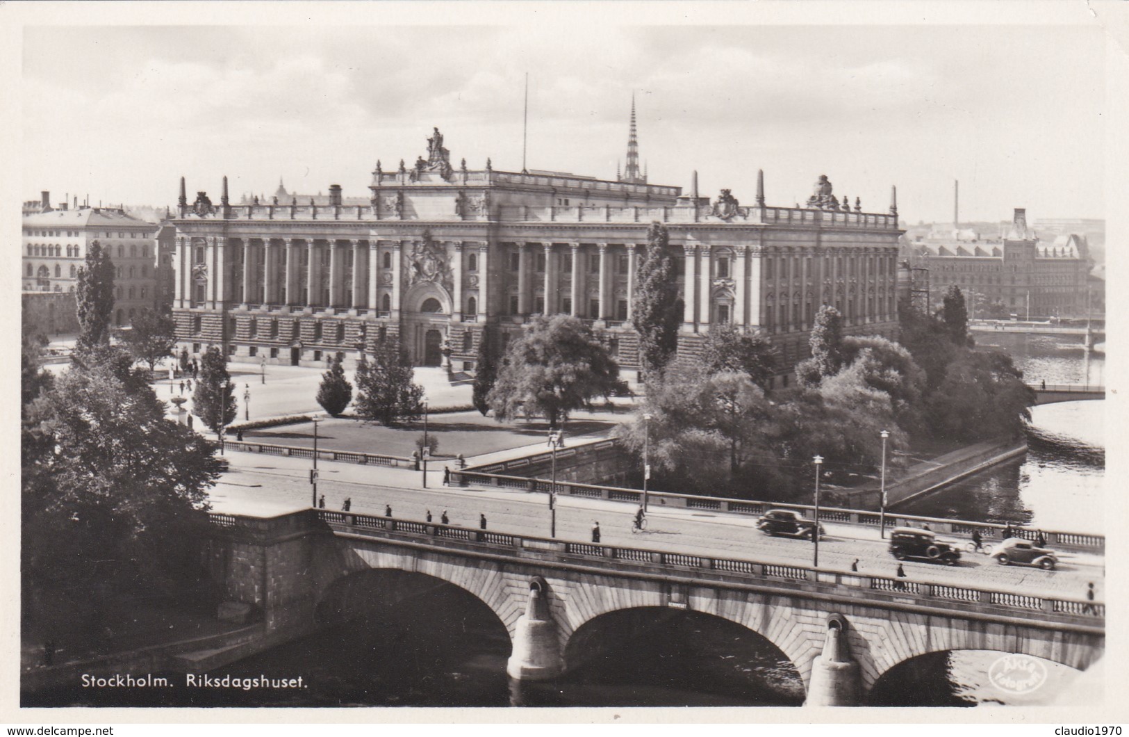 CARTOLINA - POSTCARD - SVEZIA - STOCKHOLM - RIKSDAGSHUSET - Svezia