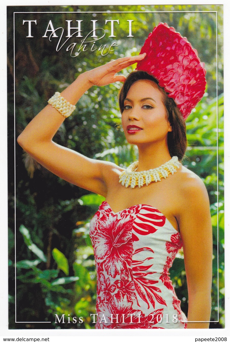 Polynésie Française / Tahiti - Carte Postale Prétimbrée à Poster 2018 Entier - Miss Tahiti / Miss France 2018 - Autres & Non Classés