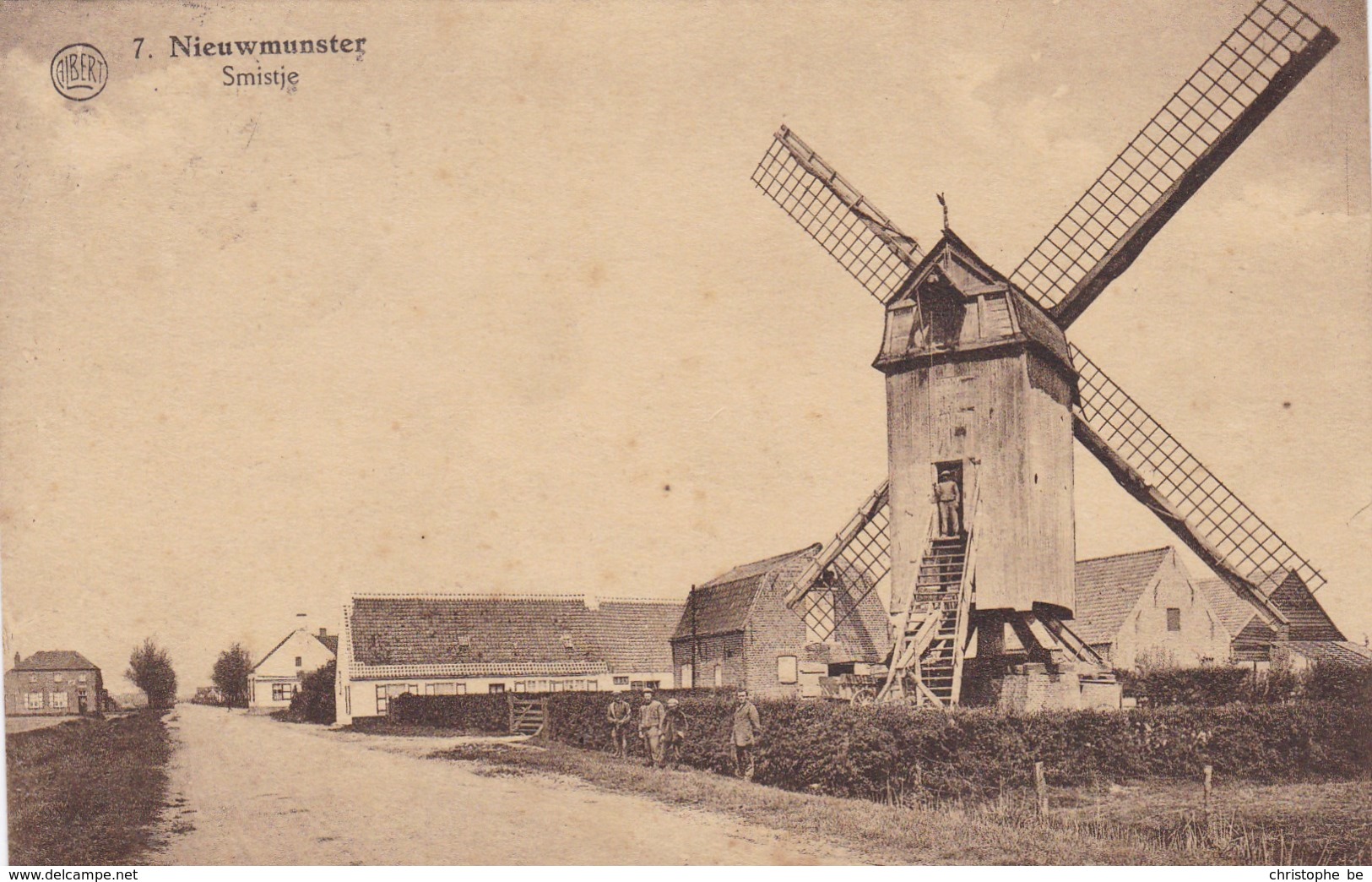 Nieuwmunster, Smistje, Molen, Windmolen, Windmill, Moulin (pk54696) - Zuienkerke