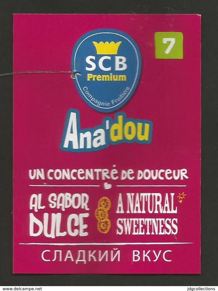 # PINEAPPLE ANADOU AL SABOR DULCE SIZE 7 Type 2-COSTA RICA Fruit Tag Balise Etiqueta Anhanger Ananas Pina - Fruits & Vegetables