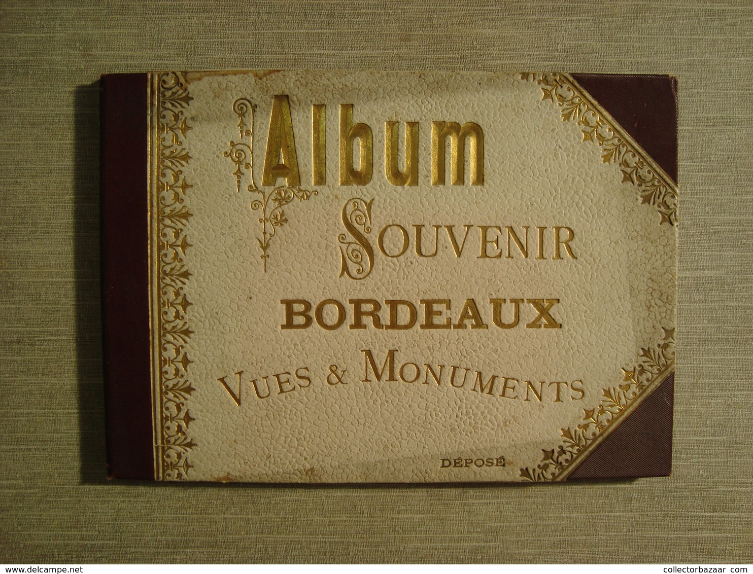 " Album Souvenir Bordeaux Vues & Monuments " Charles Chambon Fot. Charier Ed. 11 Photographies Ca1870  FOTO SUPERBE - Ancianas (antes De 1900)