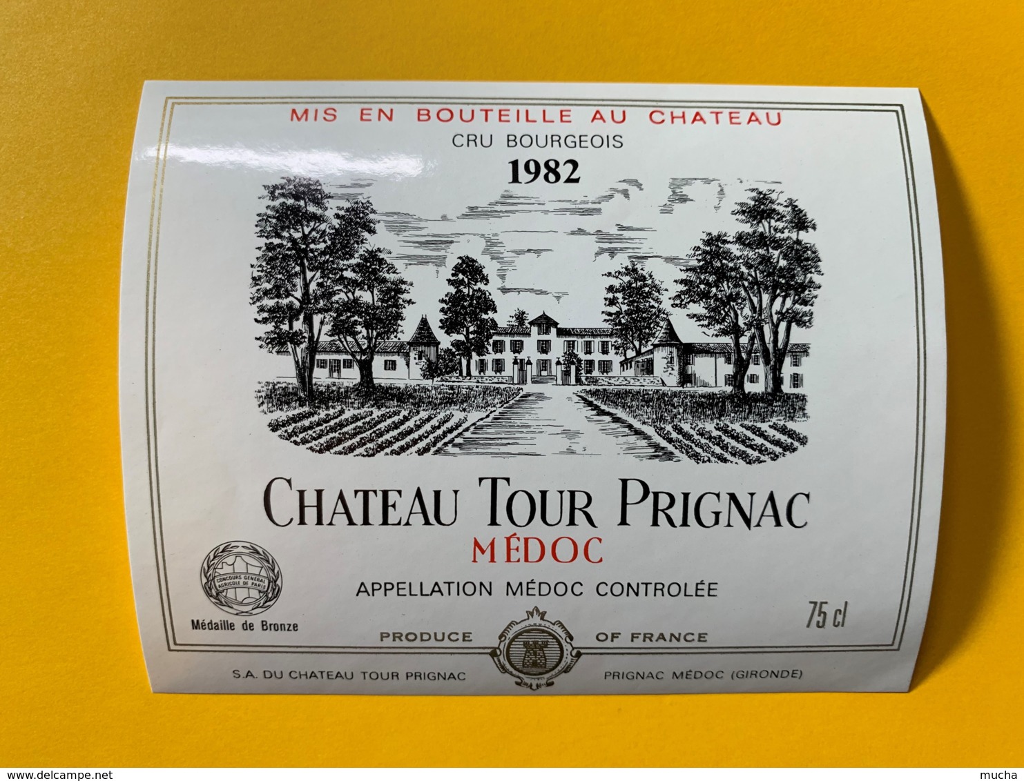 9815 - Château Tour Prignac 1982  Médoc - Bordeaux