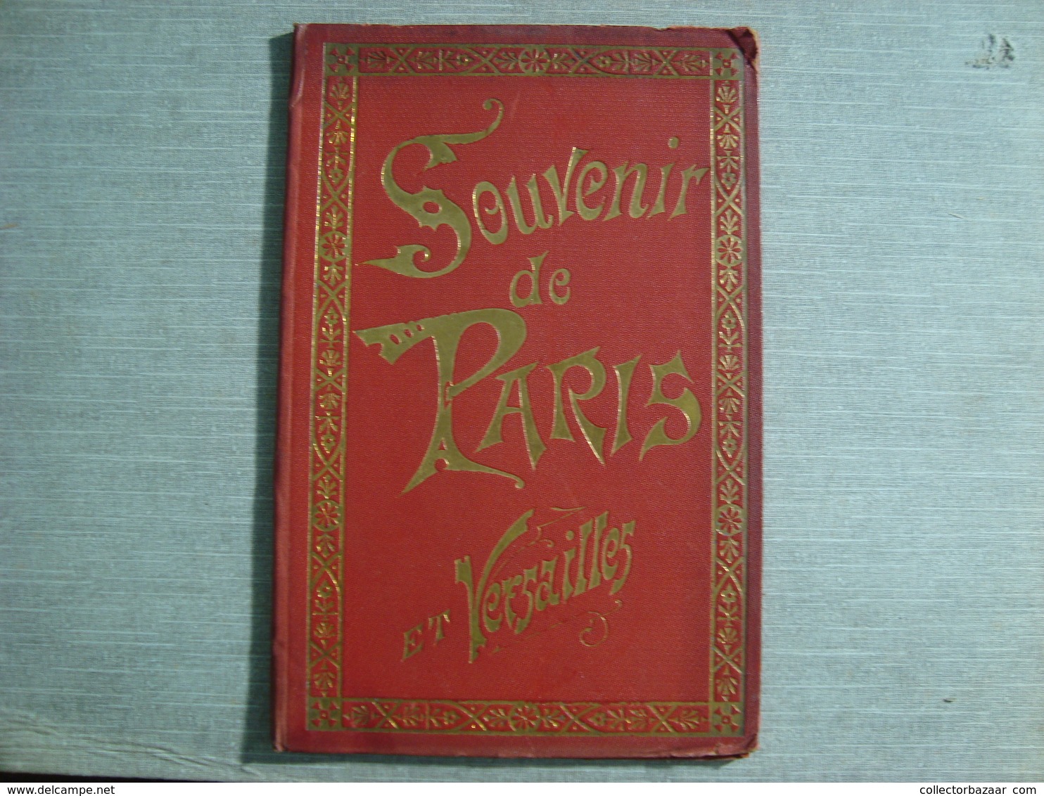 " Album Souvenir Paris Et Versailles " Editeur Albert Levy . 20 Pages Ca1890  Litho Tour Eiffel - Ancianas (antes De 1900)